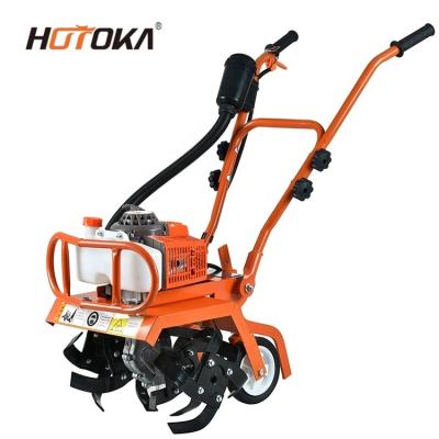 China Small Agricultural Farms Hand Push 72cc 2 Stroke 2.4kw Gasoline Garden Cultivators for sale