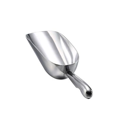 China Sustainable Hot Sale Stainless Steel Ice Scoop Ice Shovel Used For Bar Or Kitchen for sale