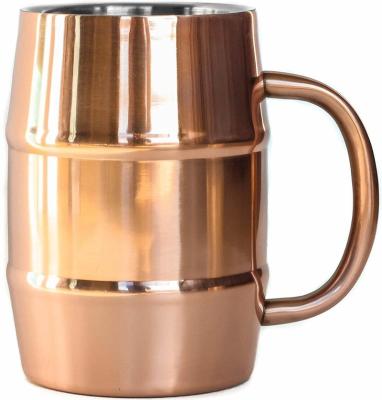 China Moscow Mule Mug Viable Solid Cocktail Maker Cooper Plated Mugs For Beer Drinking for sale