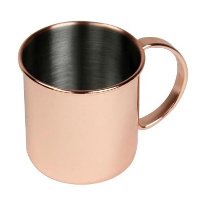 China Sustainable Durable 450ml Stainless Steel Mule Hot Selling Solid Smooth Mug for sale