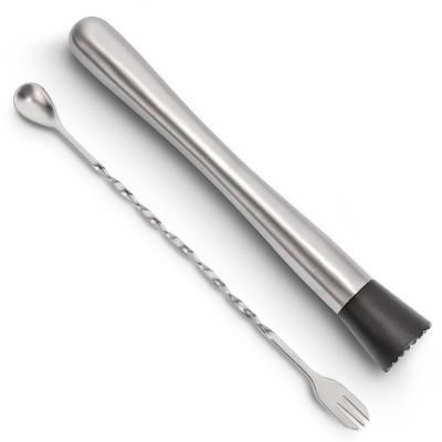 China Viable Mix Spoon Stainless Steel Cocktail Spoon With Spoon Set for sale