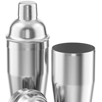 China Stainless Steel Metal Martini Shaker and Drink Shaker For Bartender for sale