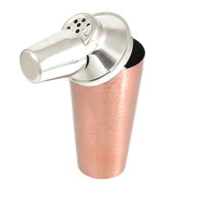 China 2019 hot selling new product stainless steel bar tool metal double wall cocktail shaker for sale