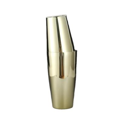 China Customized Metal Stainless Steel Cocktail Shaker Boston Shaker for sale