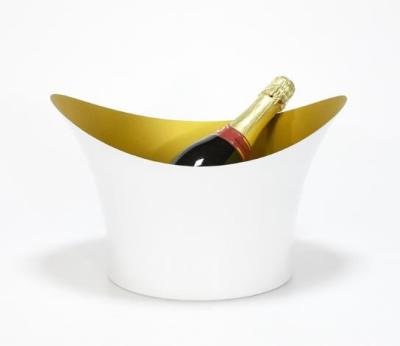 China Modern Stainless Steel 9L Champagne Bottles Ice Bucket Ice Bucket For Cooling for sale