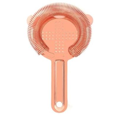 China Sustainable Professional Bar Strainer Stainless Steel Cocktail Strainer For Bartenders for sale