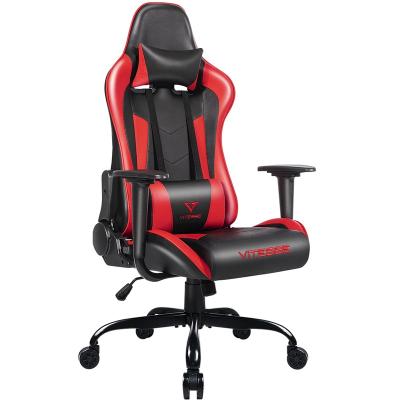 China Cheap Amazon Professional Custom Cooling Hot Selling PU Free Gamer Gaming Chair Leather Wrapping Foldable for sale