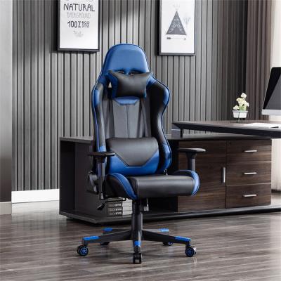 China Modern Design One Piece Customized Conference Office Gaming Chair Director Leather Rotation Chair For Gamer for sale