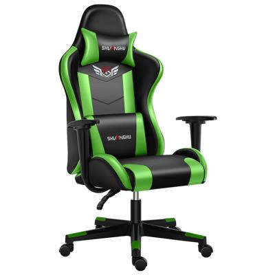 China Cheap Price Spinning Customized Seat Recliner Cute Girly Home Office Computer Game With Pedals Gaming Chair Red for sale