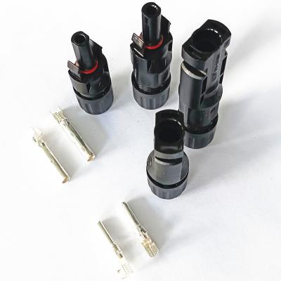 China audio & Hengda Video TOP MC 4 Solar Connector IP67 For PV System Solar Panel Solar Cable Connector 1000v 1500v for sale