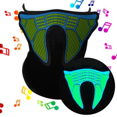 China Finegreen Eco-friendly Customized Halloween El Mask Healthy Control Led Mask Hot-selling El Mask for sale