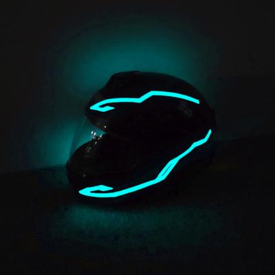 China PP/Plastic USB Rechargeable 4 Stripe Light One Set Helmet Stripe Led Helmet Stripe for sale