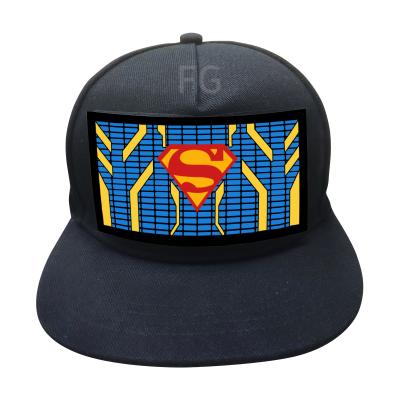 China New Arrival Led Function Sound Active Led Baseball Cap Sound Active Party Men Cosplay Light Hat for sale