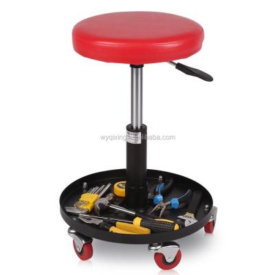 China Shop Car Repair Tools Mechanics Seat & Creeper Seat Around Stools Height Adjustable Chair Garage Rolling Capacity Up To 265LB/120KG Repair Tool For Vehicle Driven for sale