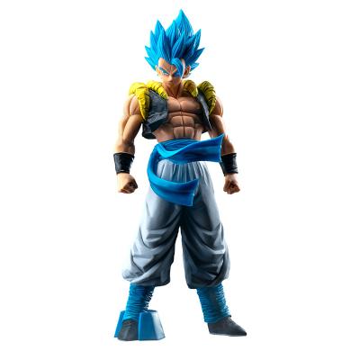 China Cartoon Toy Hot Sell Action Figures Dragon Ball Blue Hair Goku Vegeta Gogeta Figure Model Toy Boxed High Quality for sale