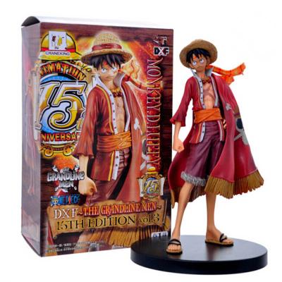 China 2020 Anime Luffy Edition One Piece Juguetes Theatrical Action Number Toy 17cm Cartoon Figures Collectible Model Toys Christmas Toy for sale