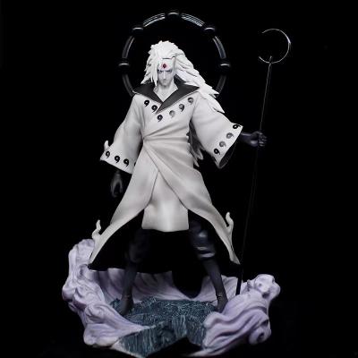 China Toy New Style Japanese Anime Narut Uchiha Madara Cosplay Cartoon PVC Action Numbers Model Toy Gifts for sale