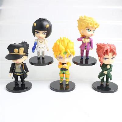 China Toy Amazon Hot Sale Japanese Cartoon Anime Jojo's Adventure PVC Anime Figures Toy Action Numbers Bizarre Collection for sale