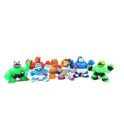 China Cartoon Toy Goo Jit Zu Amazon Hot Relieve 15cm Color Box Action Number Squeeze Children Toys for sale