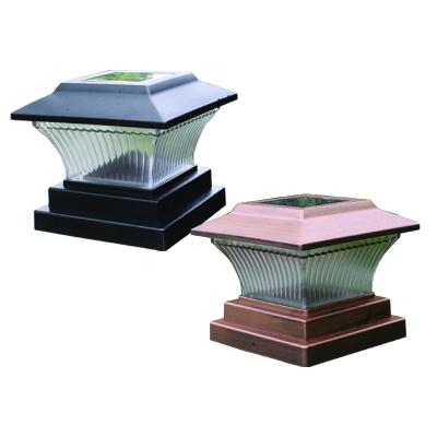 China Outdoor Solar Fence Post Cap Light Garden Lamp for sale