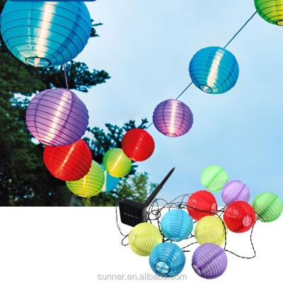 China Solar Lantern String Fariy Christmas Garden Lamp Light Garden Decoration SNT-F-2 for sale