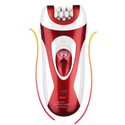 China Portable Mini Painless 3 in 1 Rechargeable Lady Hair Remover Lead Electric Industry Woman Depilator Women Epilator for sale