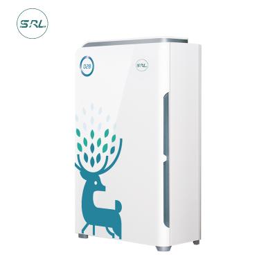 China UV Sterilization High Quality Low Noise Remove PM2.5 Household Air Purifier With UV Hepa Filter for sale