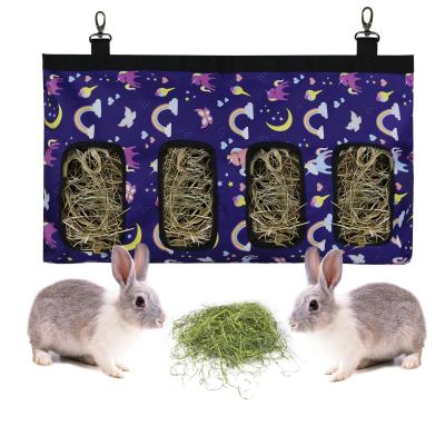 China Dutch Small Rabbit Rat Chinchilla Viable Animal Horses Large Capacity During Hay Feeding Bag for sale