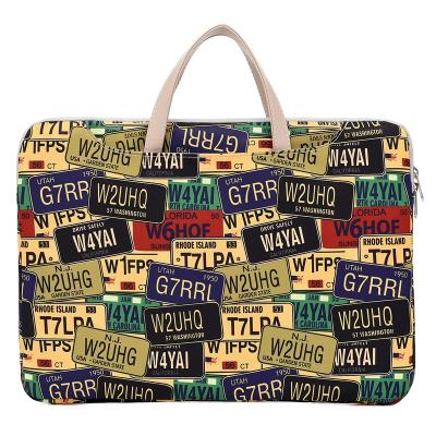 China Fashion Travel Lady Hand Shoulder Nylon 13.3 Business Promotional Personalized Computer Tote Laptop Case Bag for sale