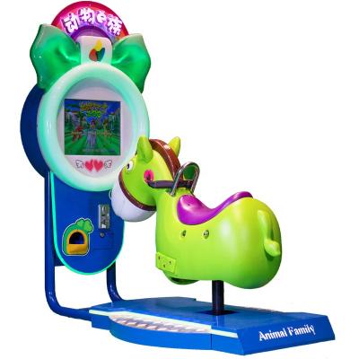 China Whole electric kiddie top ride ride carnival design playground swing animal child ride machine for sale