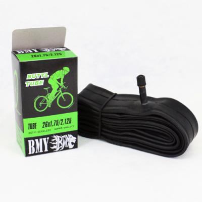 China 24X1.75/1.95 Rubber Inner Tube Balck With AV Valve For Bicycle Repair for sale