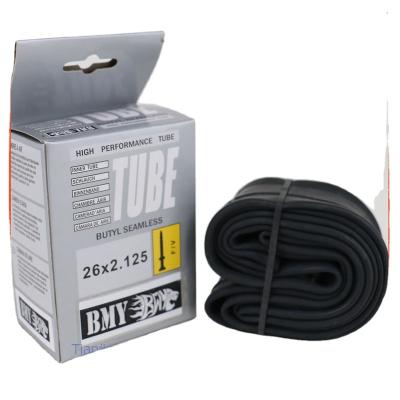 China Bicycle Butyl Rubber Inner Tube Black 22-28inches Size With All Valve for sale