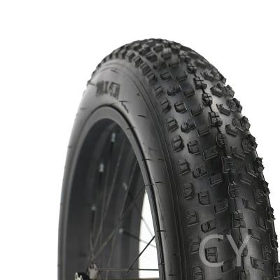 Κίνα 20X4.0 Snow Fat Bicycle Tires Rubber Material Black Color For Mountain Bike προς πώληση