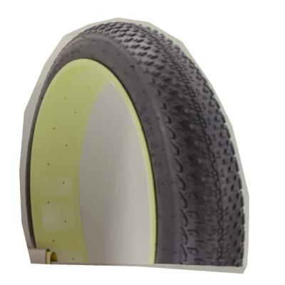 Chine colored fat mountain bike tire 26x4.0 black red green fat bike tyre à vendre