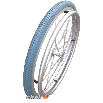 China Wheelchair Spare Parts for Repair Market Top Quality 24 Inch Wheelchair Wheel en venta