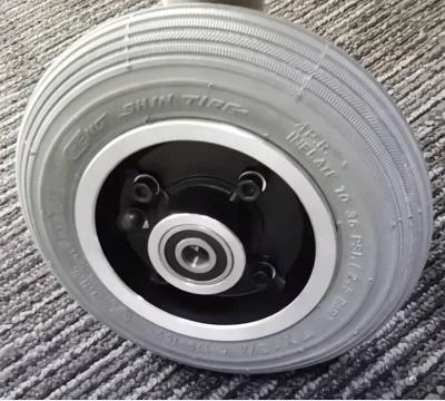 China 7 x 1 3/4 electric scooter wheels 150 mm 125 mm good quality electric scooter front wheel with butyl rubber tires for sale