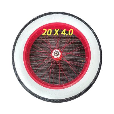 China 20X4.0 26X4.0 Electric Vehicle Tires Two Color  For Bicycle Or E Bike Tyre for sale