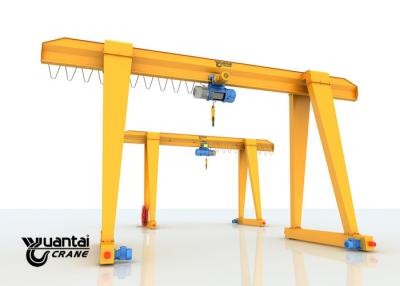 China Wire Rope Single Girder Gantry Crane 7.5 - 32 M Span With Speed Adjusting Function for sale