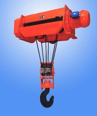 China MD1 Double Girder Electric Chain Hoist Red Color For Railway / Port And Storage for sale