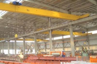 China LDP Partial Hang Single Girder Underslung Crane , Low Headroom Overhead Crane for sale