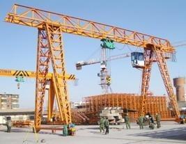 China MH Type Single Girder Gantry Crane , Truss Gantry Crane With Electric Hoist for sale