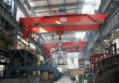 China Economic Double Girder Overhead Crane Qdy Type Ladle Crane Long Life Span for sale