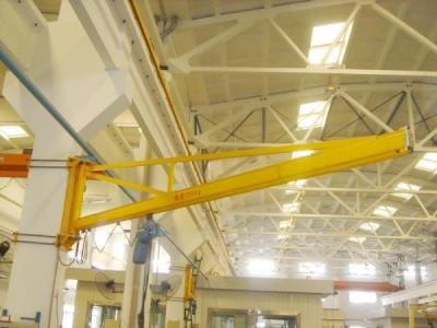 China Electric Travelling Double Girder Overhead Crane , Wall Mounted Jib Crane for sale