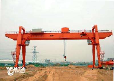 China 220 - 660V Double Girder Gantry Crane , 3 Phase Top Running Bridge Crane for sale