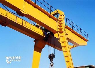 China 50 Ton Double Girder Gantry Crane , Goliath Gantry Crane PLC Automatic Control System for sale