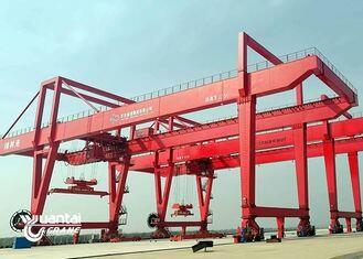 China Double Girder Container Gantry Crane , Heavy Duty 30 Ton Gantry Crane For Harbor for sale