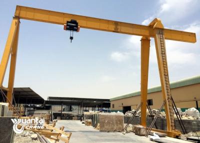 China Electric Hoist 15 Ton Gantry Crane Single Beam For Marble Slabs Stone Factory for sale