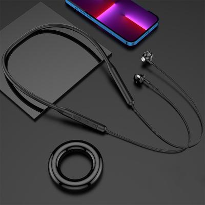 China High Quality Convenient Wireless Magnetic Mobile Phone In-Ear GB12 In-Ear BT Metal Headset Metal Neck Suction HD Sound for sale