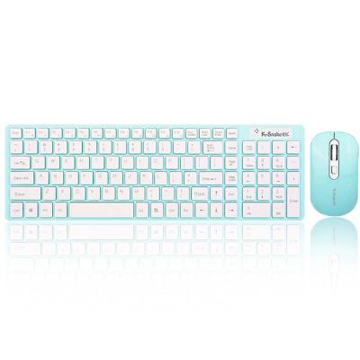 China For Home Office Viper Wk400 Chocolate Ultra-thin Multimedia Keyboard And Mouse Set Cheap Factory Price Silent Mute Electronic Component for sale