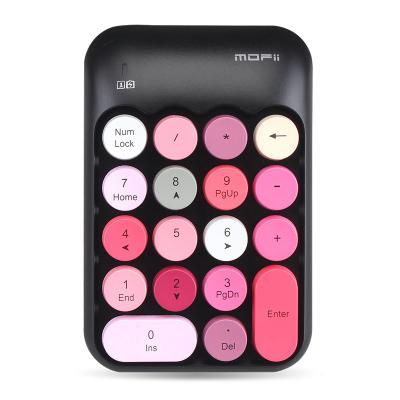 China MOFII x910 2.4G Keyboard 18 Keys Retro Wireless Color Keypad Mini Keyboard eBay Amazon Financial Border for sale